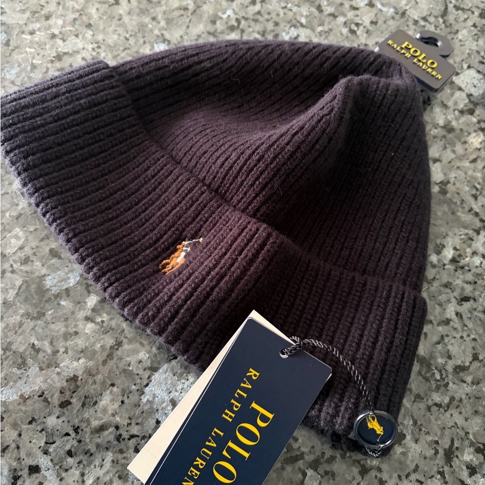 Polo by Ralph Lauren Dark Knit Beanie